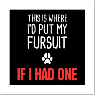 Funny Anthro Furry Fandom Fursuit Con Gift Posters and Art